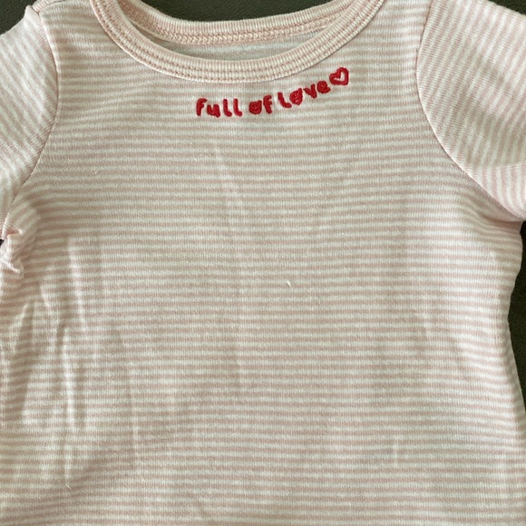 Pink & white top with pink jumper - Picture 2 of 6